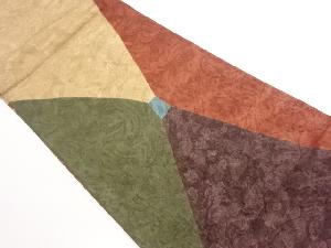 纐纈抽象模様袋帯